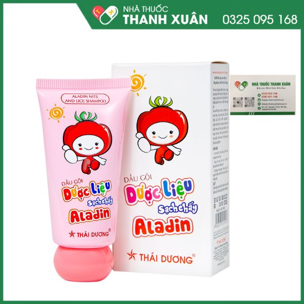 Dầu gội dược liệu sạch chấy Aladin